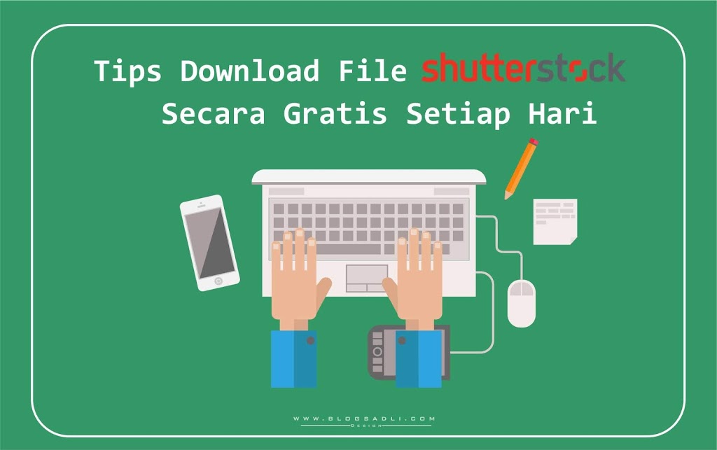 cara download vector gratis dari shutterstock